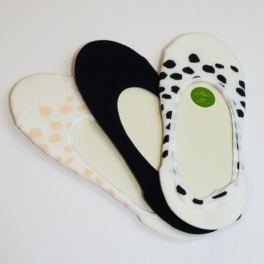 NWT Kate Spade New York No Show Socks 3-Pack - Picture 2 of 7